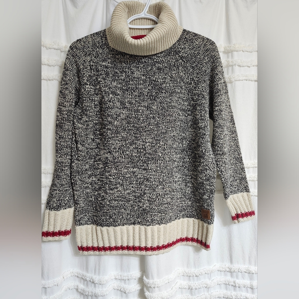 Roots Cabin Collection Women's Turtleneck Sweater.